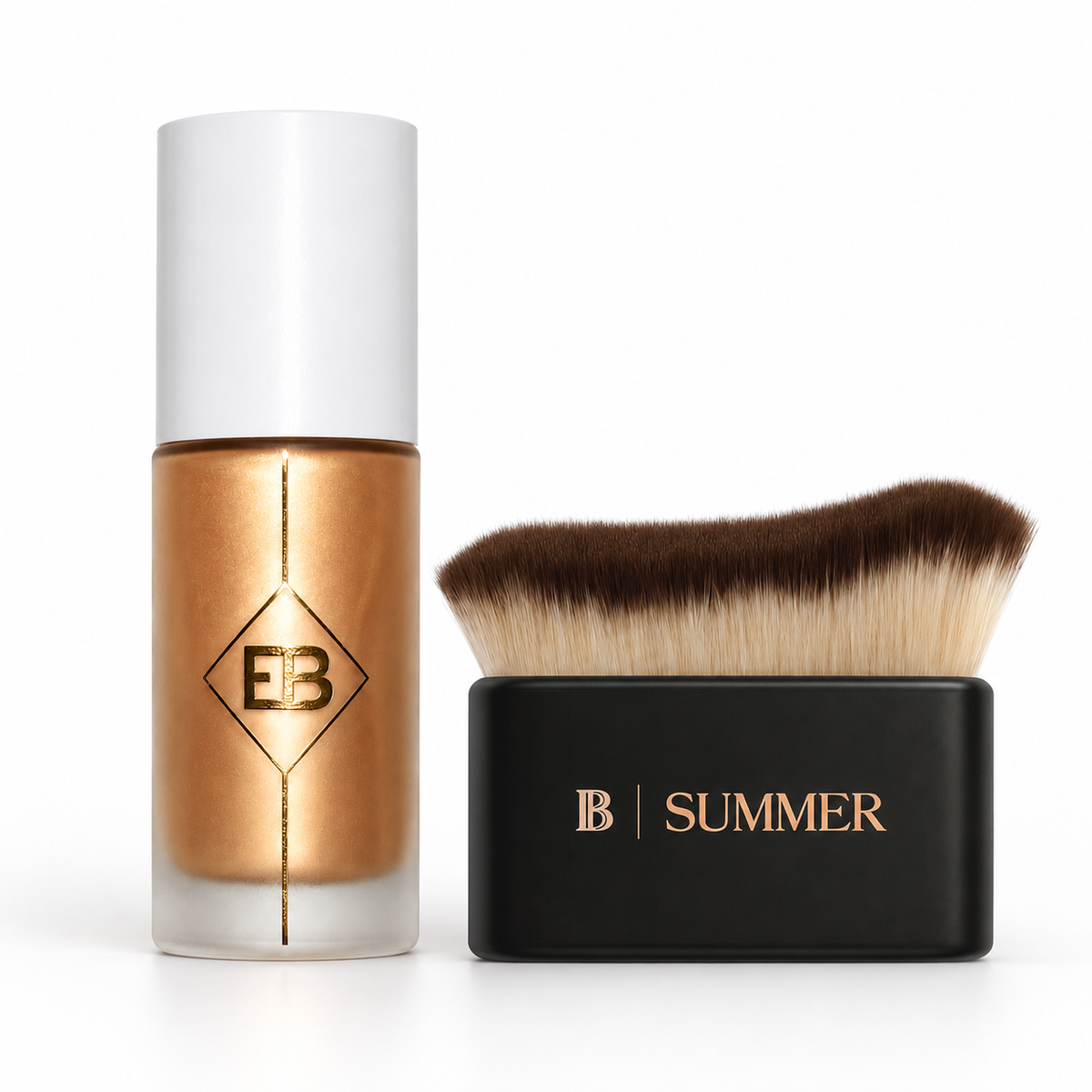 Body Shimmer + Brush: Body Shimmer Glow y Body Brush corporal. Combinación fija.