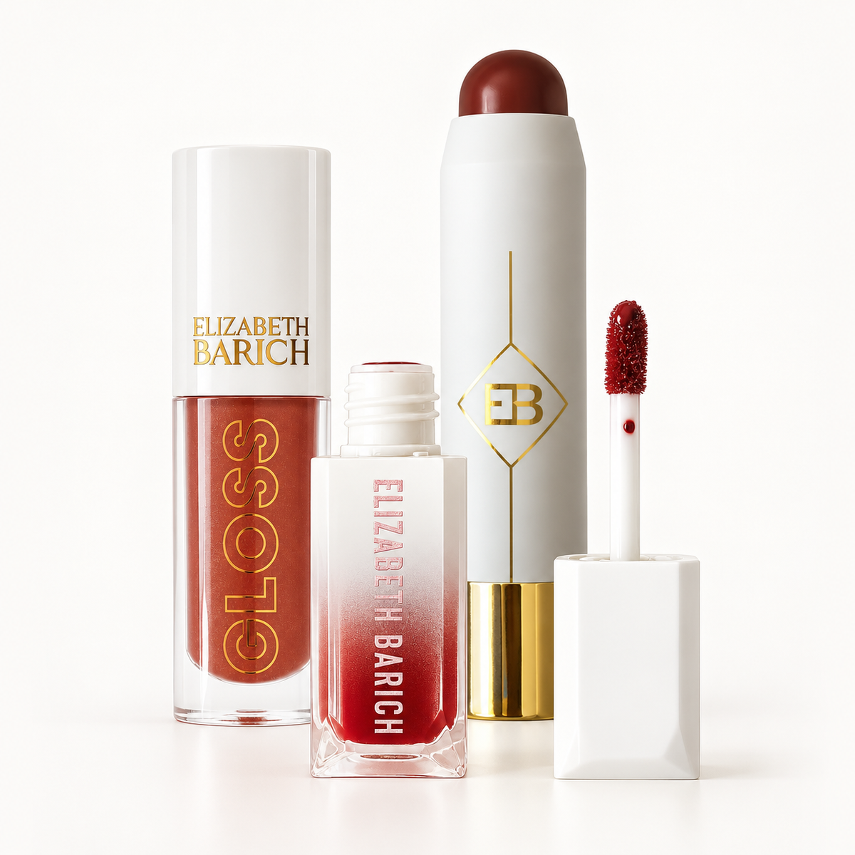Lips Lover Kit con Lip Tint Sunset, Lip Gloss Paris y Multistick Dried Rose.